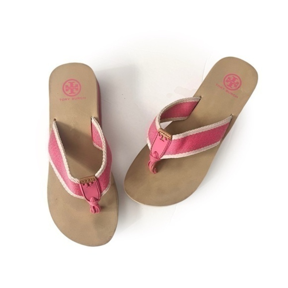 Tory Burch Wedge Flip Flops